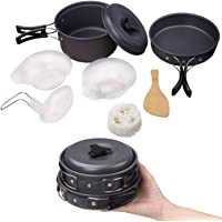 Diealles Utensilios Cocina Camping- Set Cocina Camping para Excursión- Acampada- Senderismo